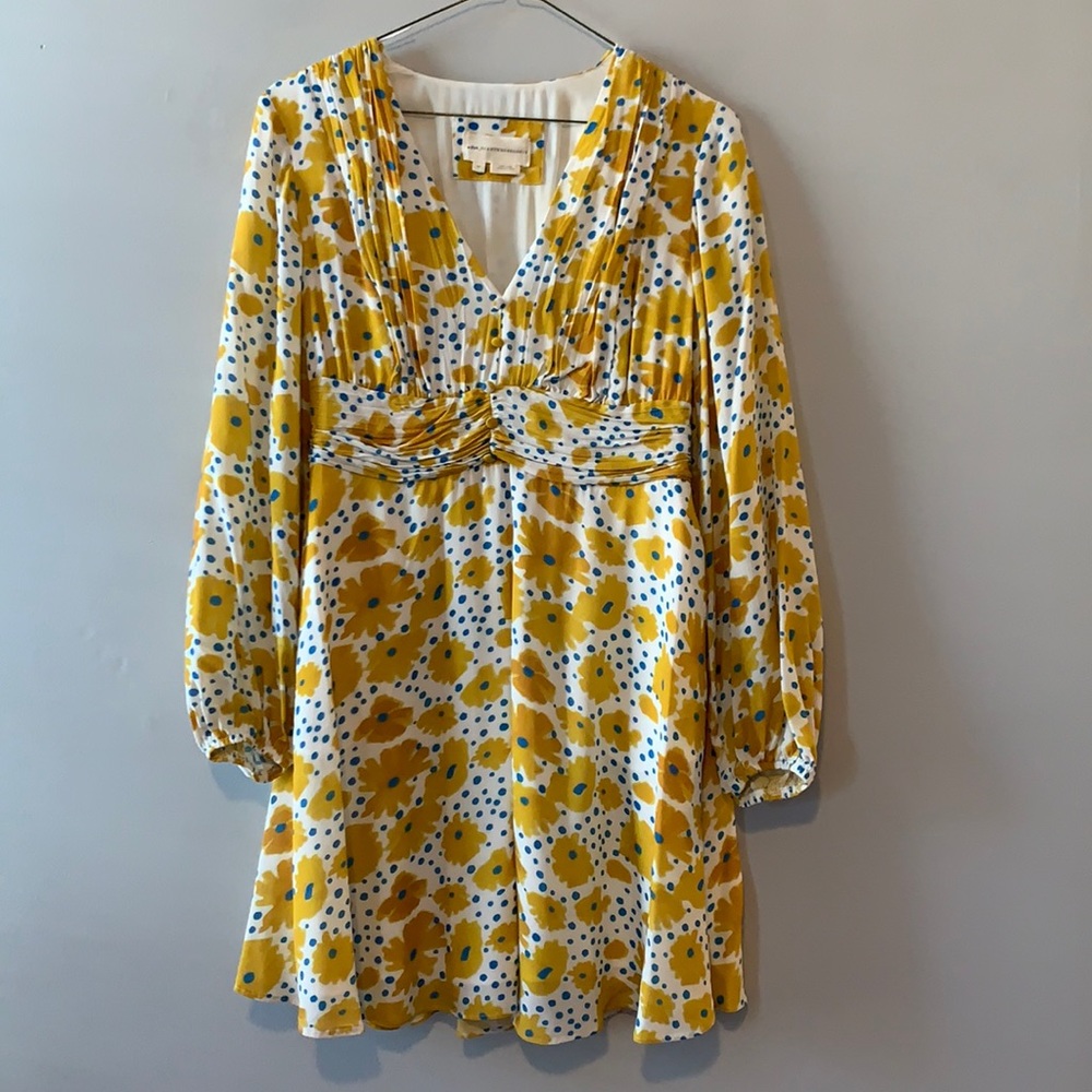 Anthropologie Buttercup Mini Dress